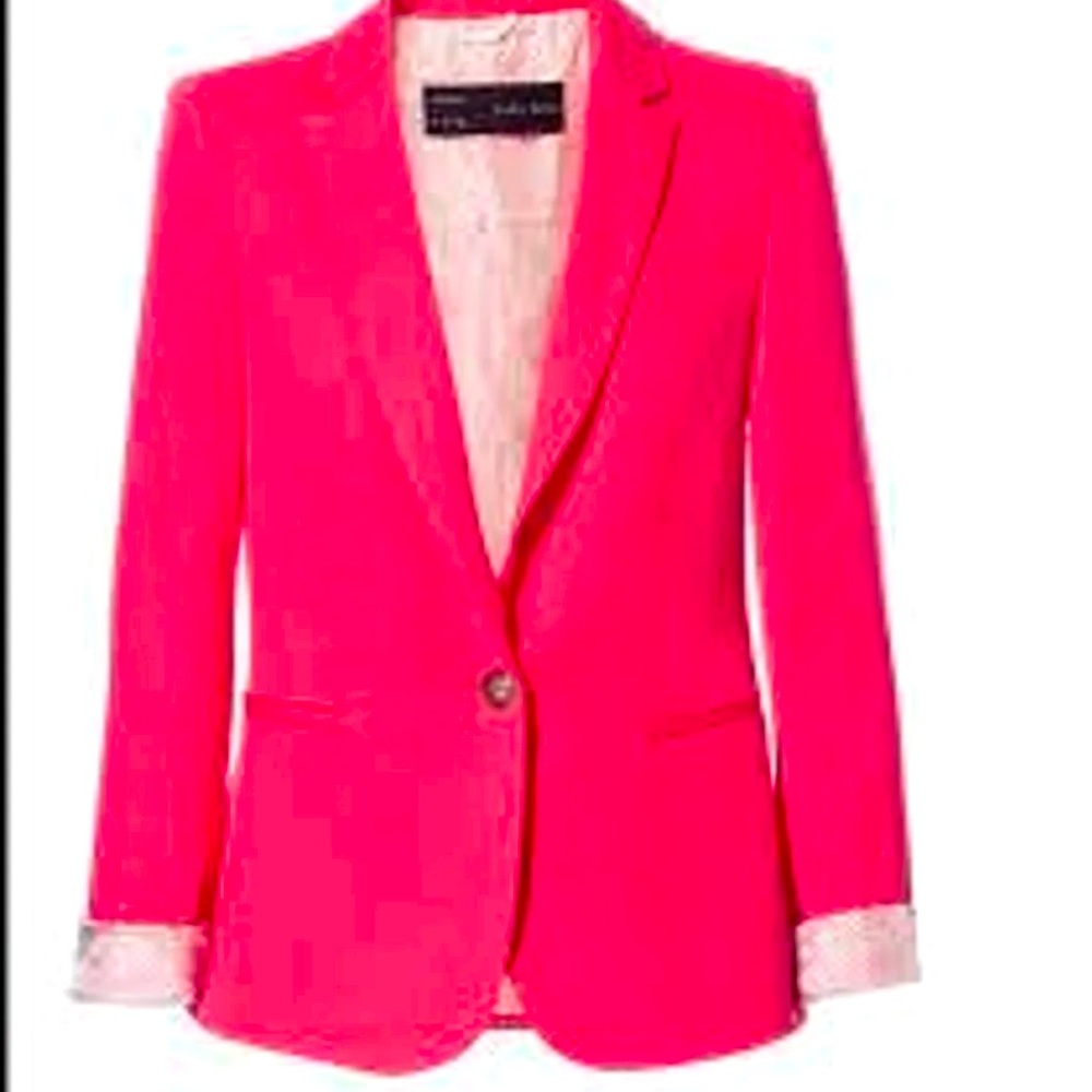 Zara coral blazer